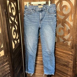 Madewell Perfect Vintage Jean with Raw Hem